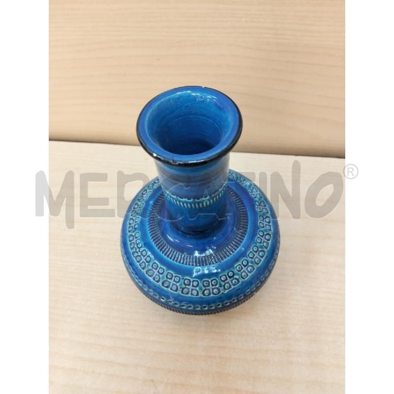 VASO AZZ CERAMICA BITOSSI | Mercatino dell'Usato Roma portonaccio 2