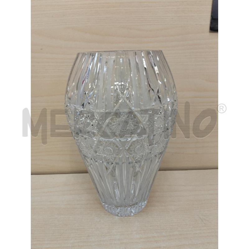 VASO CRISTALLO STRETTO SOTTO | Mercatino dell'Usato Roma portonaccio 1
