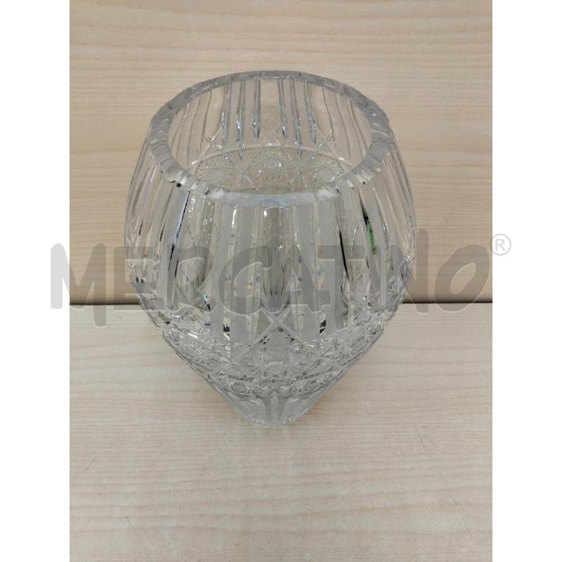 VASO CRISTALLO STRETTO SOTTO | Mercatino dell'Usato Roma portonaccio 2