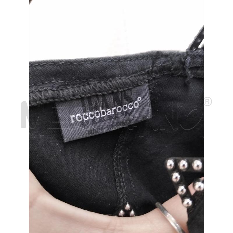 VESTITO DONNA ROCCO BAROCCO NERO CN BORCHIETTE ARGENTATE  | Mercatino dell'Usato Roma portonaccio 3