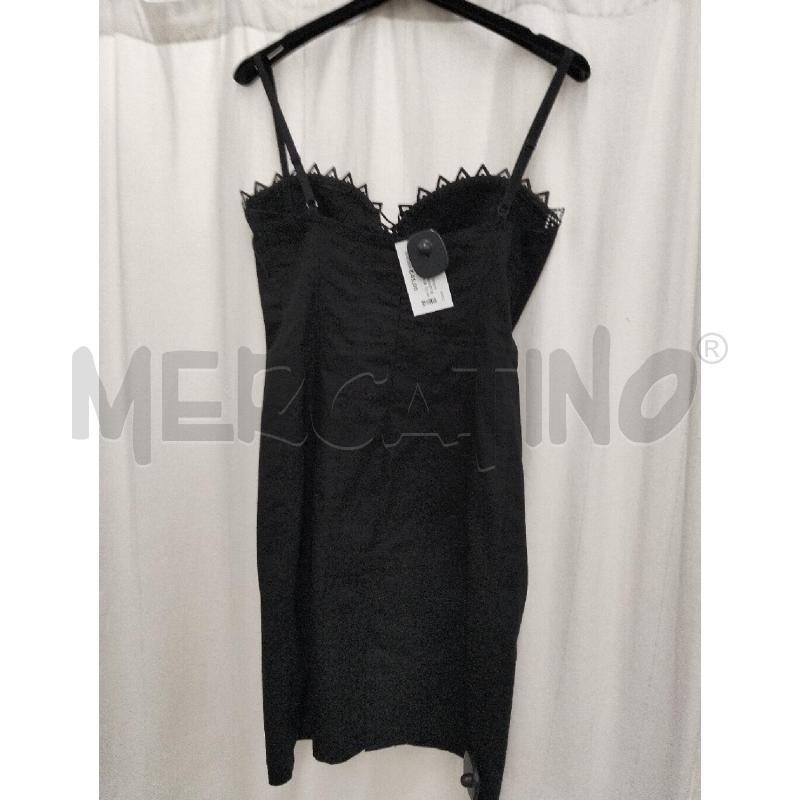VESTITO DONNA ROCCO BAROCCO NERO CN BORCHIETTE ARGENTATE  | Mercatino dell'Usato Roma portonaccio 4