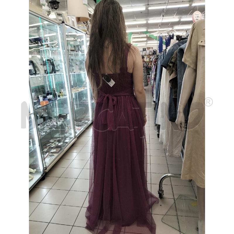 VESTITO DONNA VIOLA NEW COLLECTION CN BRILLANTINI  | Mercatino dell'Usato Roma portonaccio 3