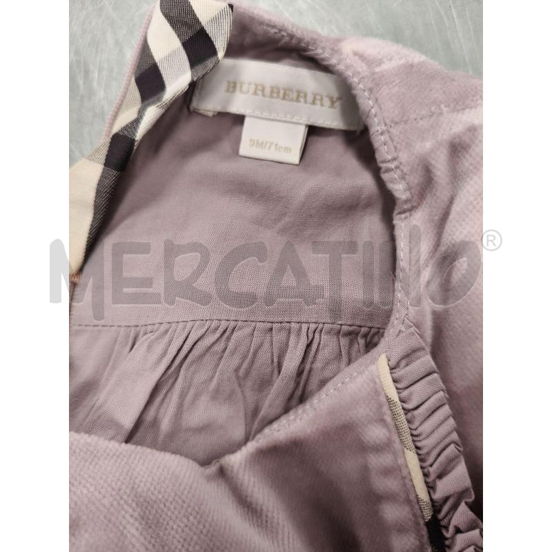 ABITO BAMBINO BURBERRY LILLA | Mercatino dell'Usato Roma tiburtina 2