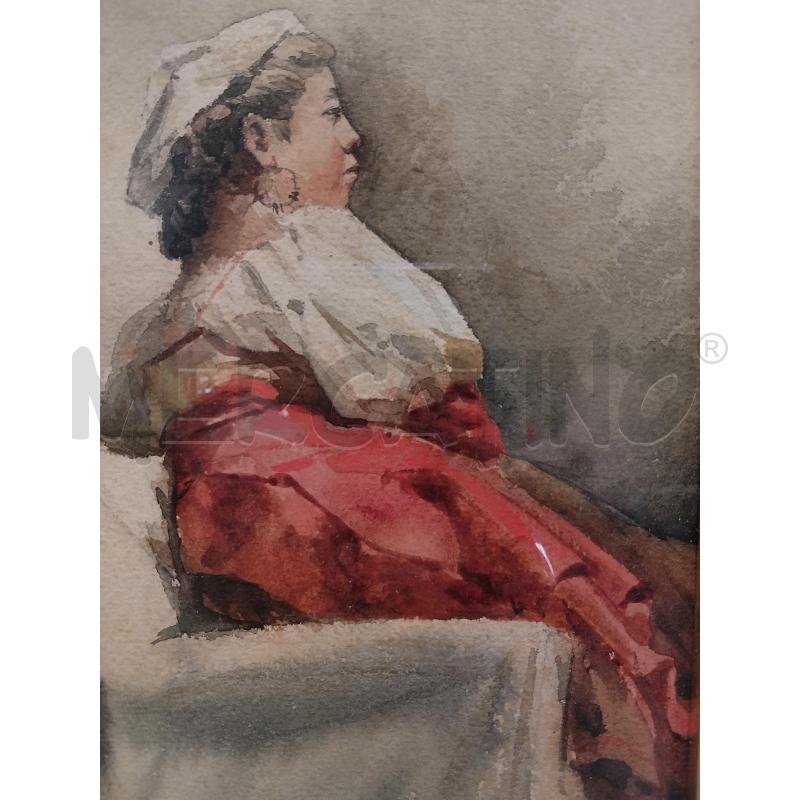 ACQUERELLO FRANCESE VINTAGE  | Mercatino dell'Usato Roma tiburtina 2