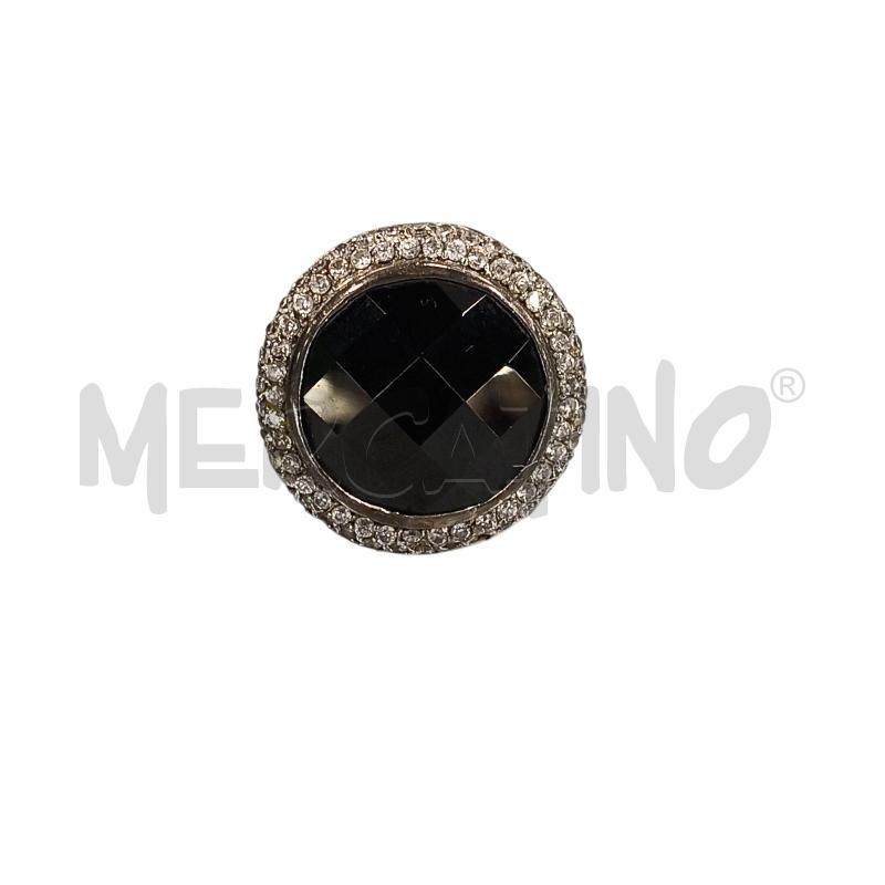 ANELLO ARG STRASS PIETRA NE  | Mercatino dell'Usato Roma tiburtina 1