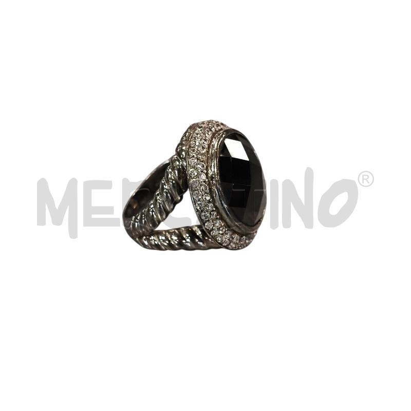 ANELLO ARG STRASS PIETRA NE  | Mercatino dell'Usato Roma tiburtina 2