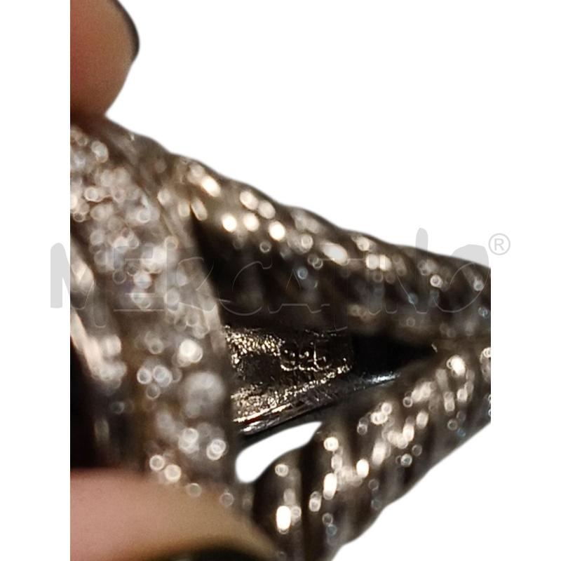 ANELLO ARG STRASS PIETRA NE  | Mercatino dell'Usato Roma tiburtina 3