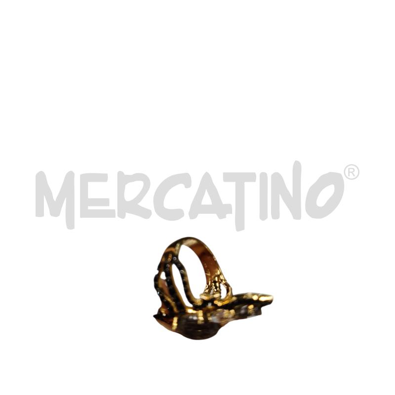 ANELLO DONNA ARG DORATO CROCE | Mercatino dell'Usato Roma tiburtina 2