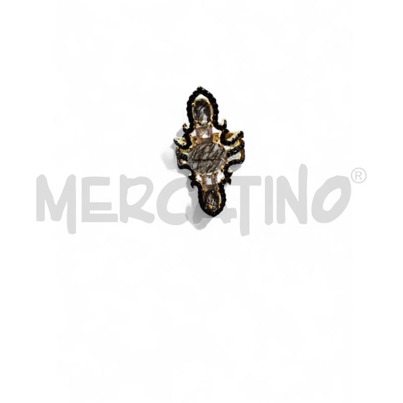 ANELLO DONNA ARG DORATO CROCE | Mercatino dell'Usato Roma tiburtina 3