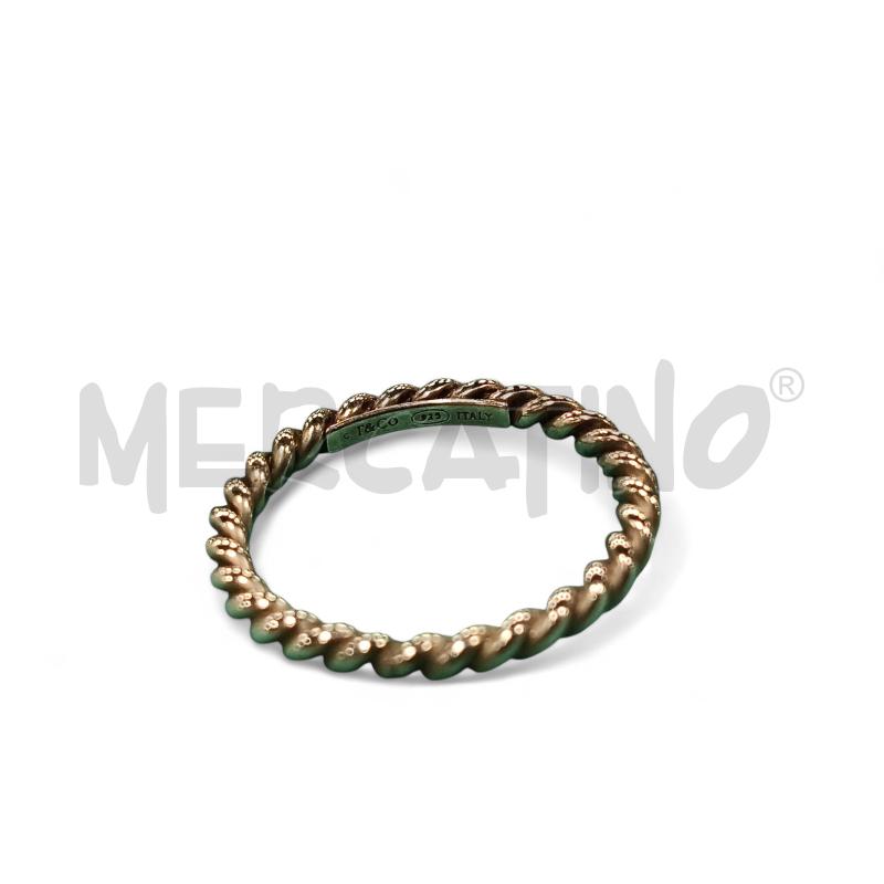 ANELLO DONNA TIFFANY&CO TWIST AR MISURA 12  | Mercatino dell'Usato Roma tiburtina 2
