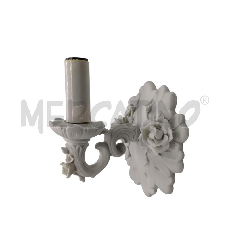 APPLIQUE CAPODIMONTE BIANCA | Mercatino dell'Usato Roma tiburtina 1