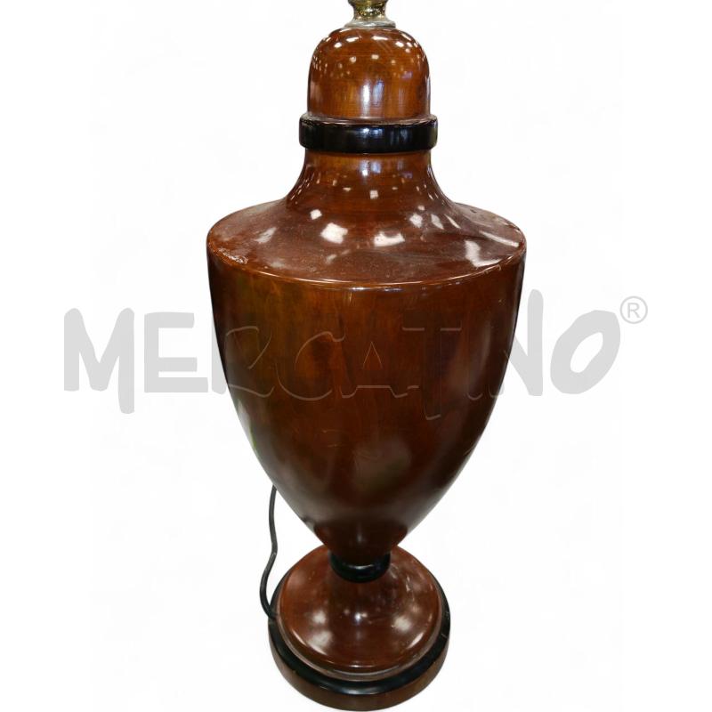 BASE  LAMPADA LEGNO OTTONE  | Mercatino dell'Usato Roma tiburtina 2