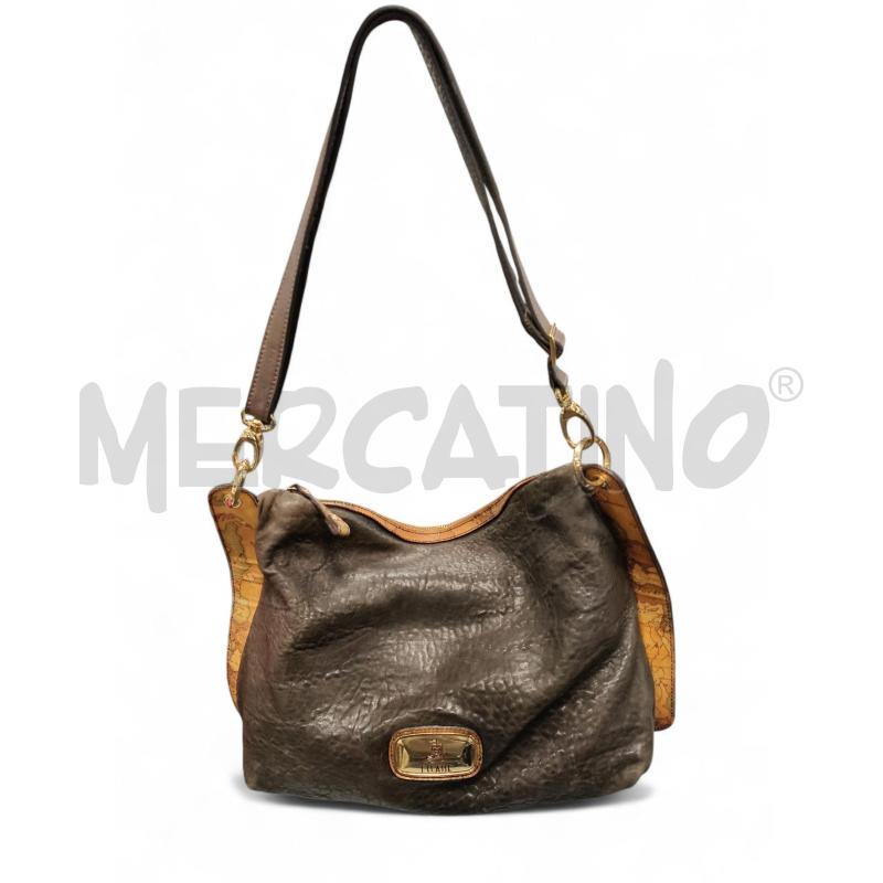 BORSA DONNA ALVIERO MARTINI PELLE GRI  | Mercatino dell'Usato Roma tiburtina 1