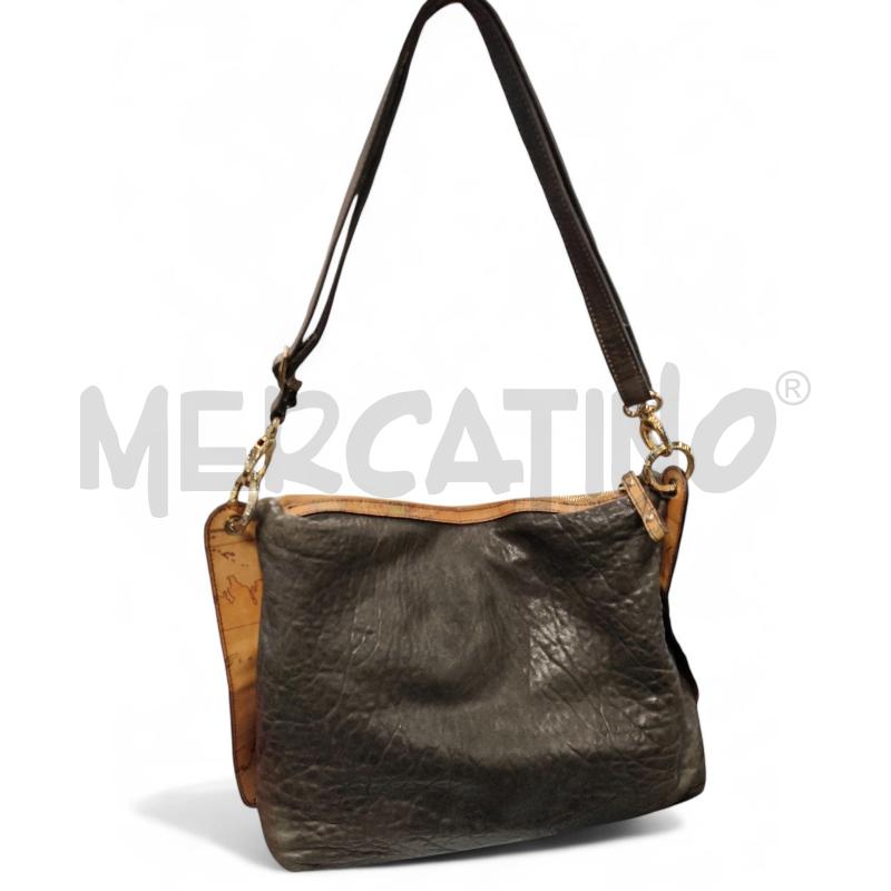 BORSA DONNA ALVIERO MARTINI PELLE GRI  | Mercatino dell'Usato Roma tiburtina 3