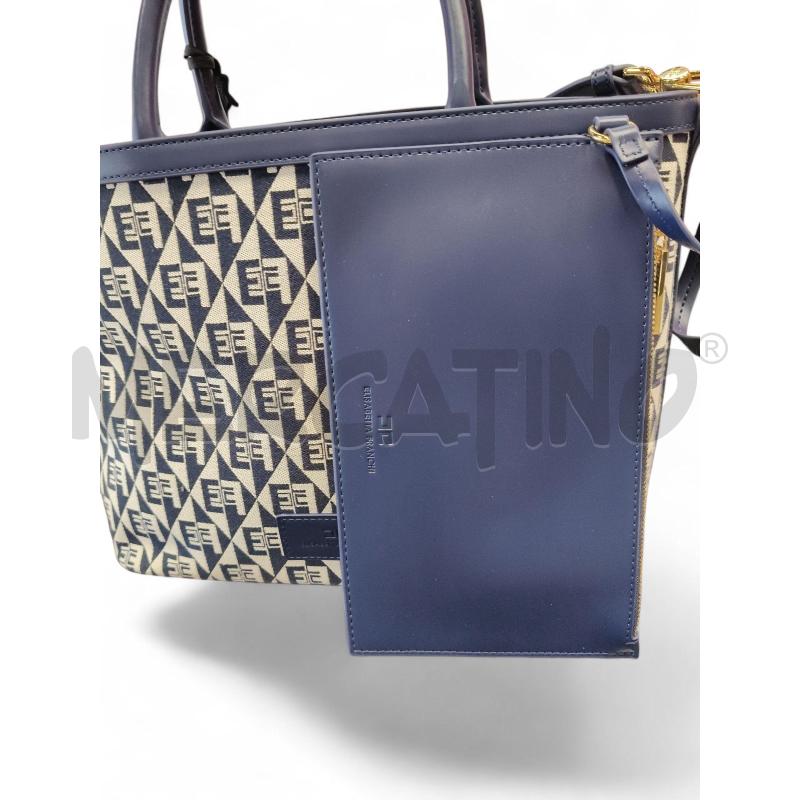 BORSA DONNA ELISABETTA FRANCHI BIA BLU | Mercatino dell'Usato Roma tiburtina 2