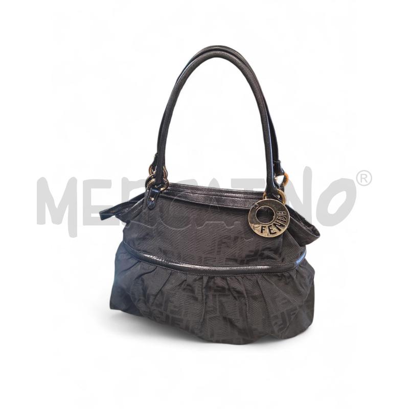 BORSA DONNA FENDI NE ZUCCA CHEF HOBO | Mercatino dell'Usato Roma tiburtina 1