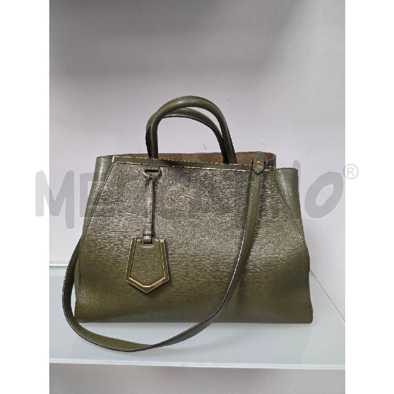 BORSA DONNA FENDI TJOUR VERDE CON CERTIFICATO E GARANZIA | Mercatino dell'Usato Roma tiburtina 1