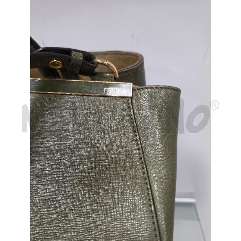 BORSA DONNA FENDI TJOUR VERDE CON CERTIFICATO E GARANZIA | Mercatino dell'Usato Roma tiburtina 2