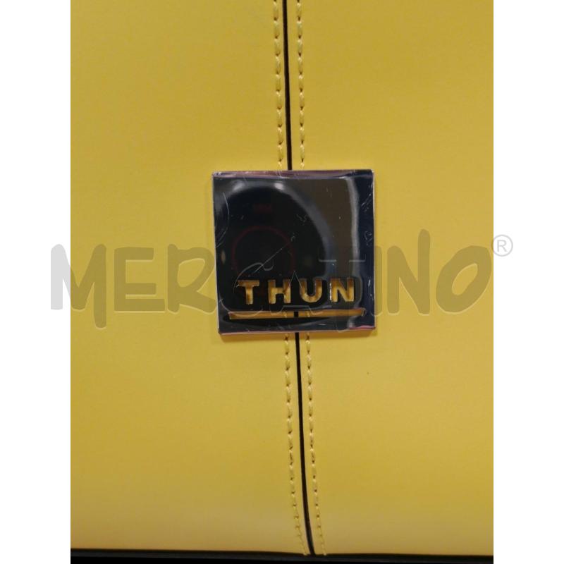 BORSA DONNA GIALLO OCRA THUN | Mercatino dell'Usato Roma tiburtina 2