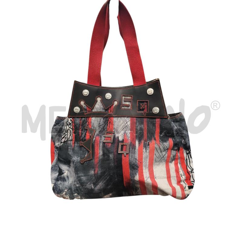 BORSA DONNA SAVETHEQUEEN STOFFA GR ROSS | Mercatino dell'Usato Roma tiburtina 1