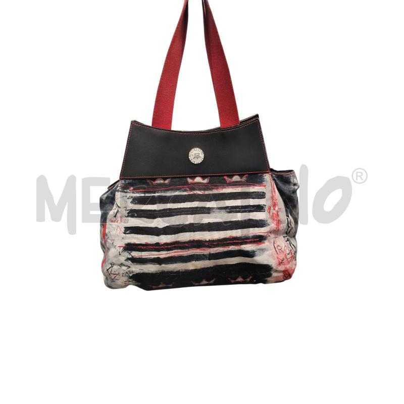 BORSA DONNA SAVETHEQUEEN STOFFA GR ROSS | Mercatino dell'Usato Roma tiburtina 2