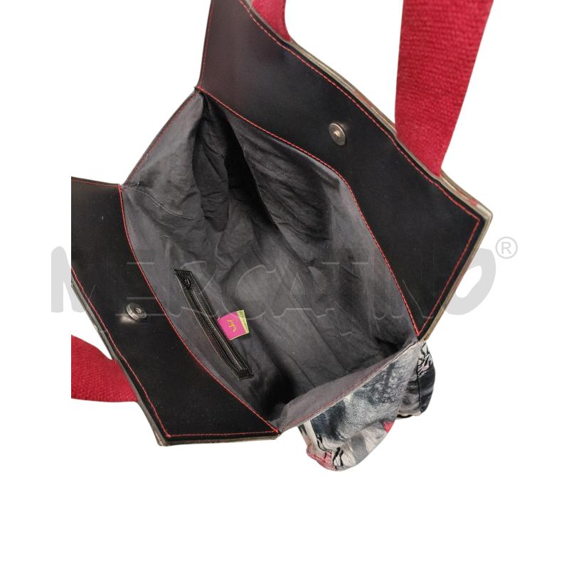 BORSA DONNA SAVETHEQUEEN STOFFA GR ROSS | Mercatino dell'Usato Roma tiburtina 3