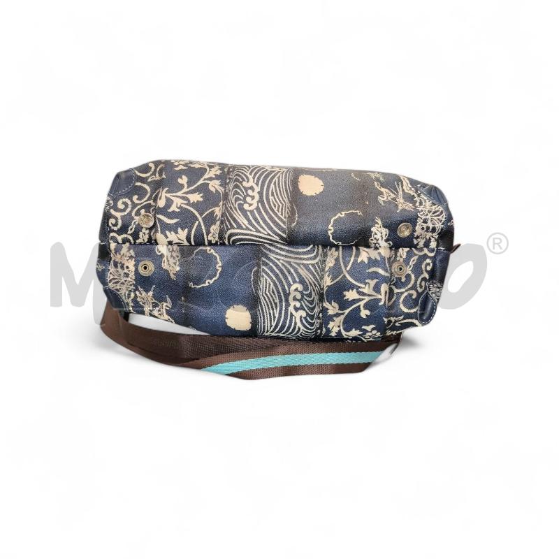 BORSA DONNA  GABS  SHOPPER  BLU DISEGNI BIA  | Mercatino dell'Usato Roma tiburtina 3