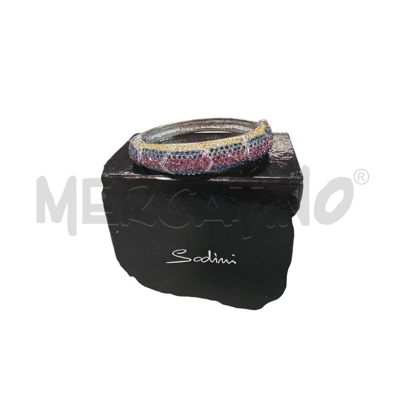BRACCIALE RIGIDO STRASS ROSA SODINI | Mercatino dell'Usato Roma tiburtina 1