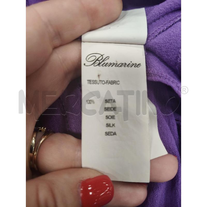 CAMICIA DONNA BLUMARINE VOLANT LILLA | Mercatino dell'Usato Roma tiburtina 3