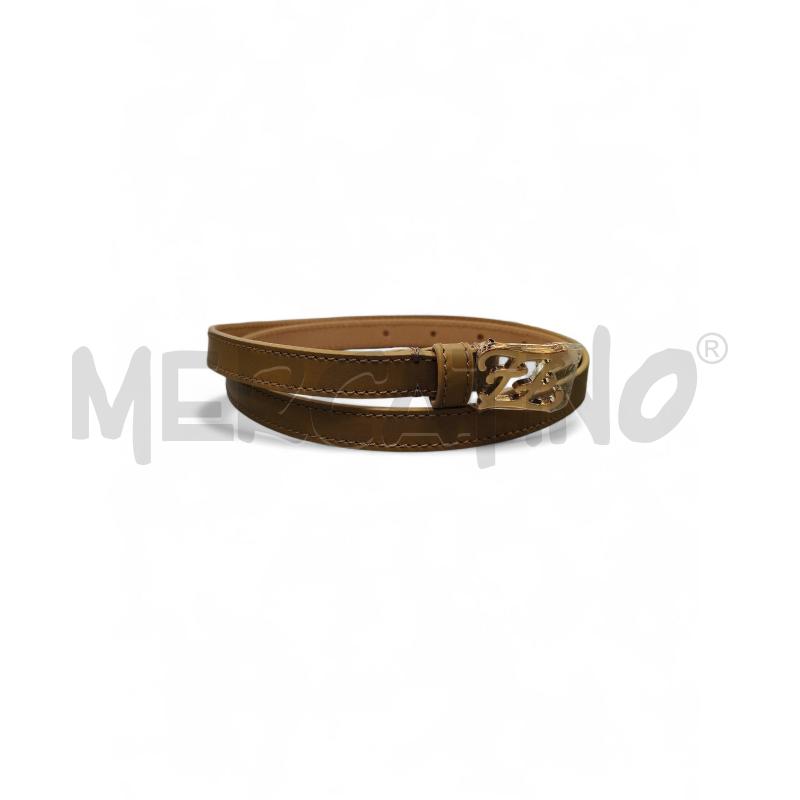 CINTURA DONNA FENDI VERDE LOGO ORO | Mercatino dell'Usato Roma tiburtina 1
