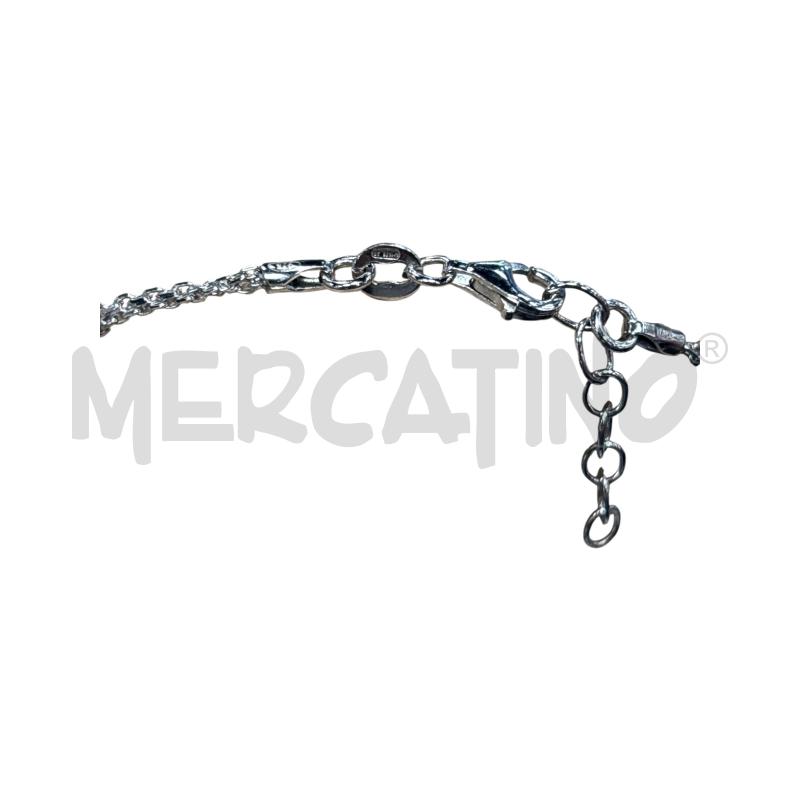 COLLANA AR PERLE ARGENTATE  | Mercatino dell'Usato Roma tiburtina 2