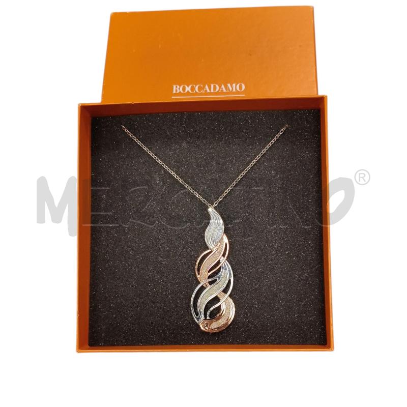 COLLANA BOCCADAMO BRONZO BICOLOR NODO | Mercatino dell'Usato Roma tiburtina 1