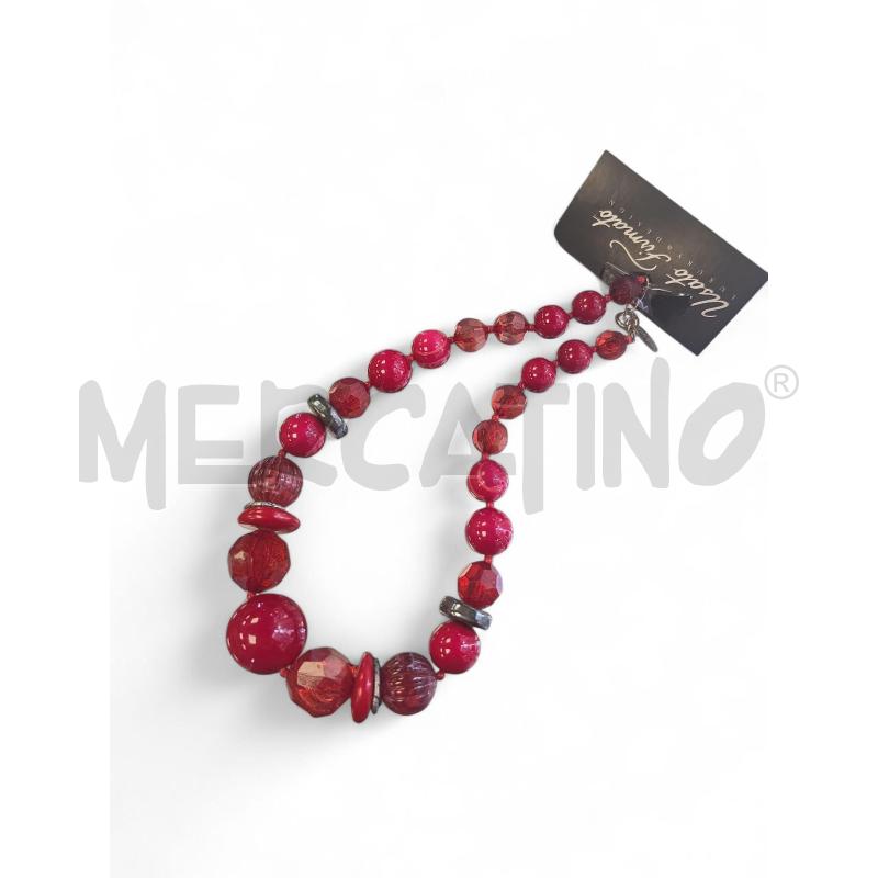 COLLANA CILLABOJOUX ROSSA | Mercatino dell'Usato Roma tiburtina 1