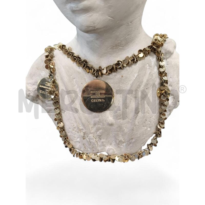 COLLANA ELISABETTA FRANCHI PERCELINE B DORATA | Mercatino dell'Usato Roma tiburtina 1