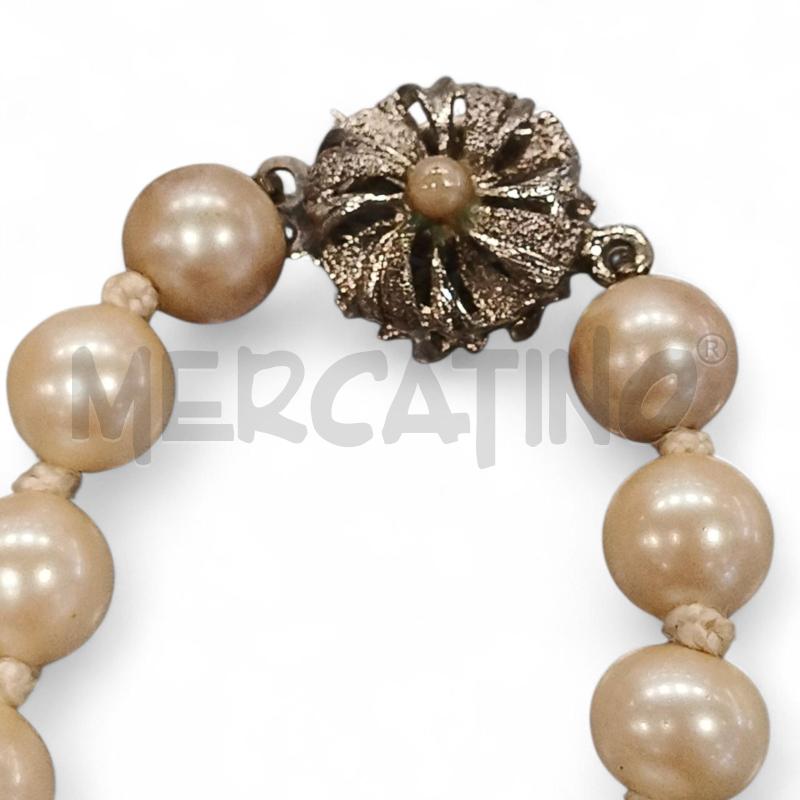 COLLANA PERLE CHIUSURA ARG LUNGA | Mercatino dell'Usato Roma tiburtina 2