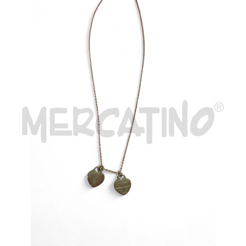 COLLANA TIFFANY DOPPIO CUORE  | Mercatino dell'Usato Roma tiburtina 1