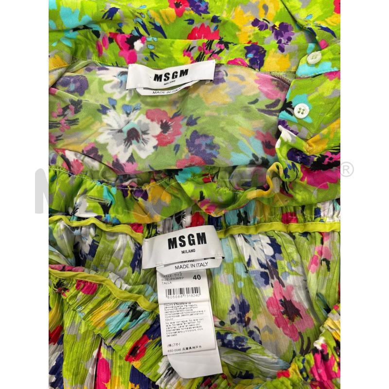 COMPLETO DONNA MSGM VER FIORI | Mercatino dell'Usato Roma tiburtina 4