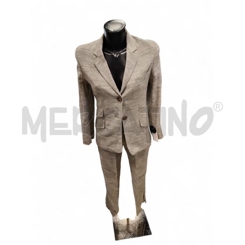COMPLETO DONNA SPORTMAX MISTO LINO VER GRI | Mercatino dell'Usato Roma tiburtina 1