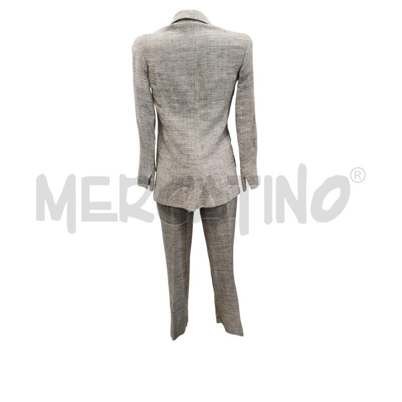 COMPLETO DONNA SPORTMAX MISTO LINO VER GRI | Mercatino dell'Usato Roma tiburtina 2