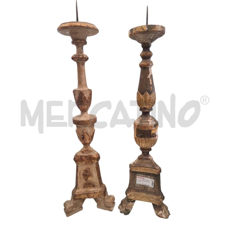 COPPIA CANDELABRI DA CHIES | Mercatino dell'Usato Roma tiburtina 1