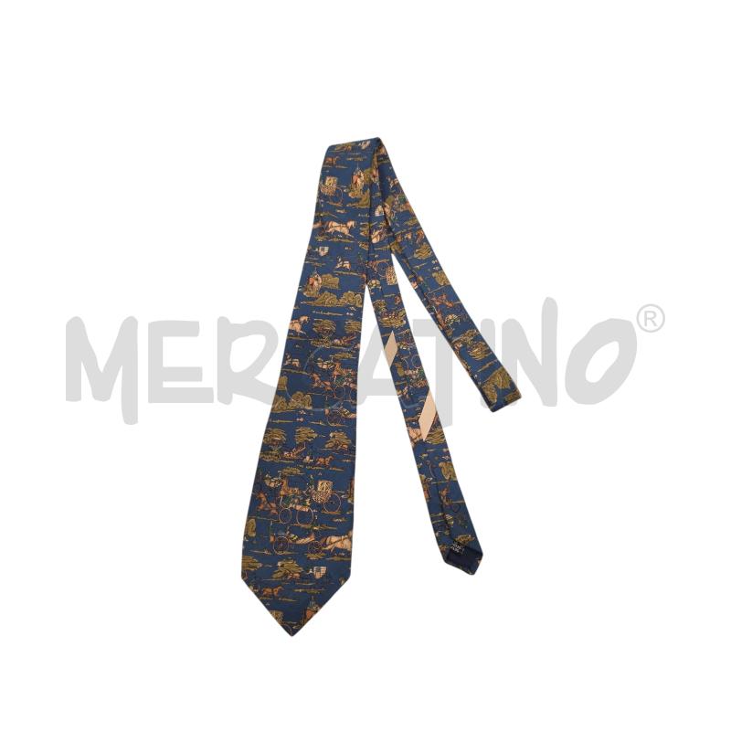CRAVATTA FERRAGAMO BLU | Mercatino dell'Usato Roma tiburtina 1