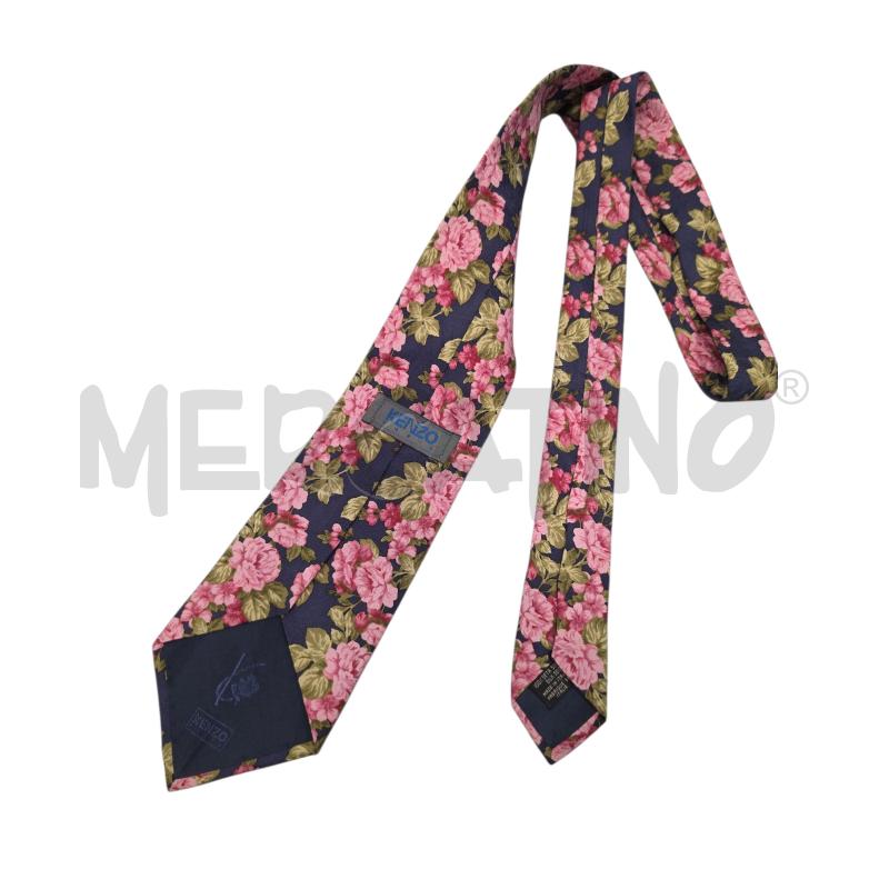 CRAVATTA KENZO FIORI ROSA | Mercatino dell'Usato Roma tiburtina 2