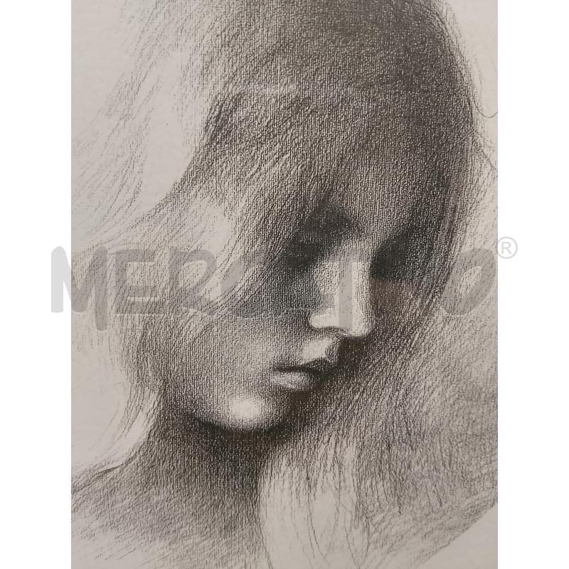 DISEGNO MATITA SEBASTIANELLI VOLTI  | Mercatino dell'Usato Roma tiburtina 3