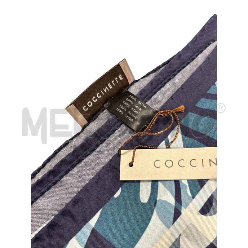 FOULARD COCCINELLE SETA CELESTE CARTELLINO NUOVO  | Mercatino dell'Usato Roma tiburtina 3