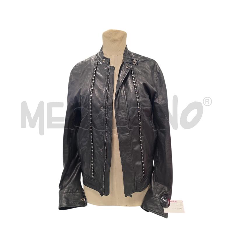 GIACCA UNISEX VERSACE COLLECTION PELLE NE BORCHIE | Mercatino dell'Usato Roma tiburtina 1