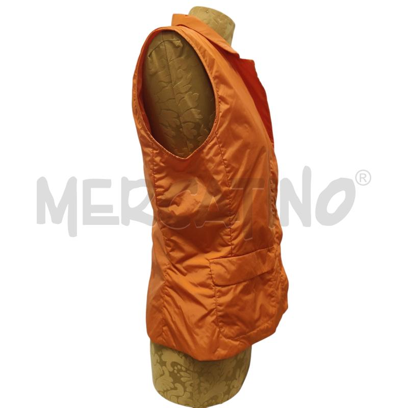 GILET DONNA PIUMINO ARANCIO S MAXMARA  | Mercatino dell'Usato Roma tiburtina 2