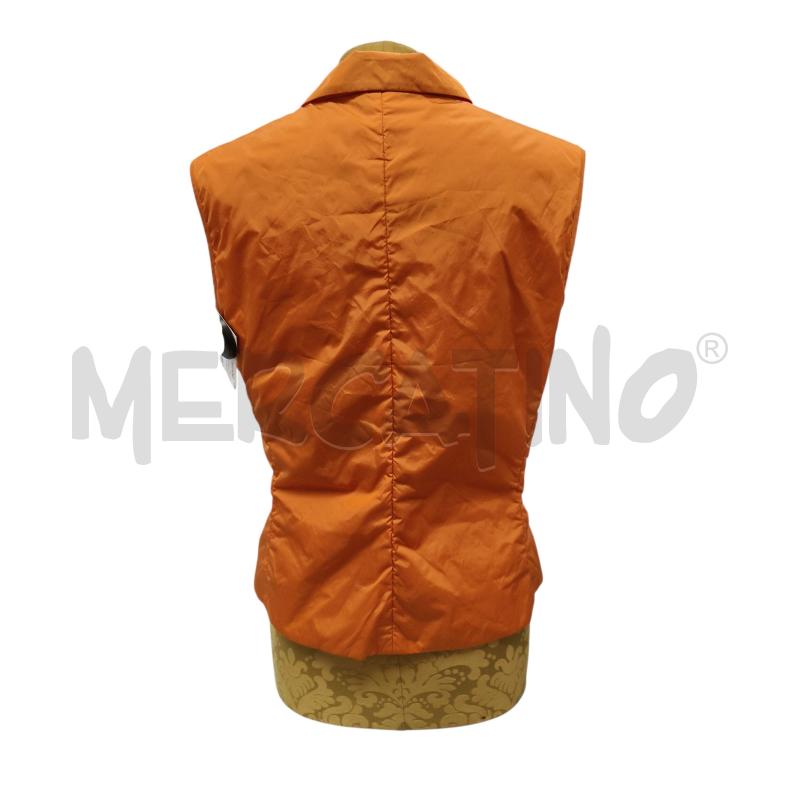 GILET DONNA PIUMINO ARANCIO S MAXMARA  | Mercatino dell'Usato Roma tiburtina 3