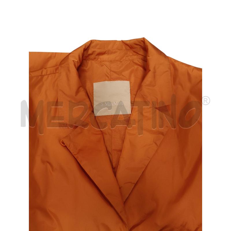 GILET DONNA PIUMINO ARANCIO S MAXMARA  | Mercatino dell'Usato Roma tiburtina 4