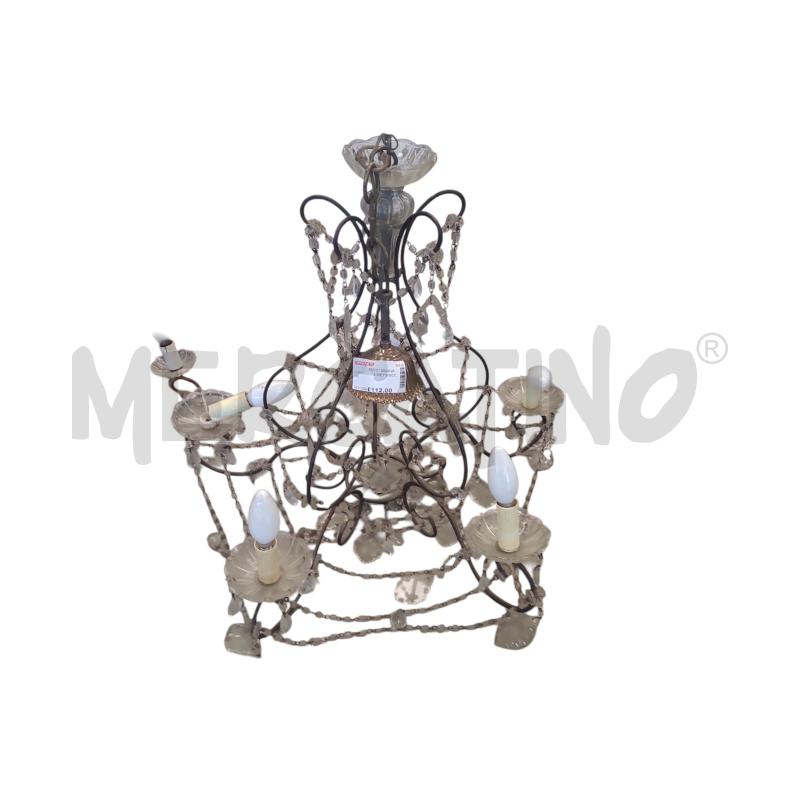 LAMPADARIO 5 MET GOCCWE | Mercatino dell'Usato Roma tiburtina 1