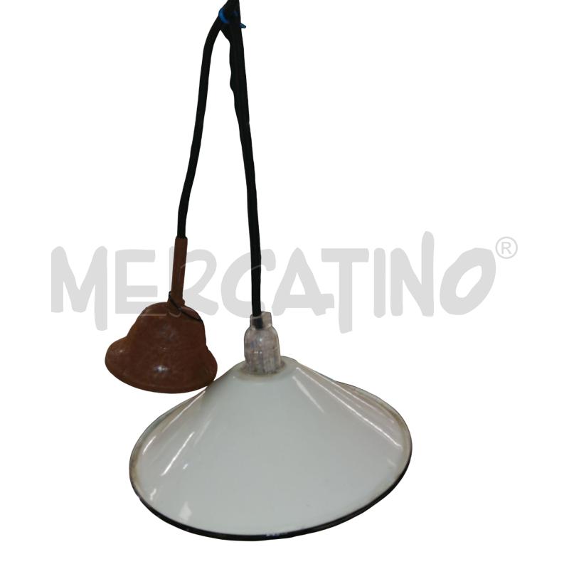 LAMPADARIO INDUSTRIAL SMALTO | Mercatino dell'Usato Roma tiburtina 1